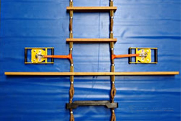 Magnets for pilot ladders (for clamping, positioning and holding)
